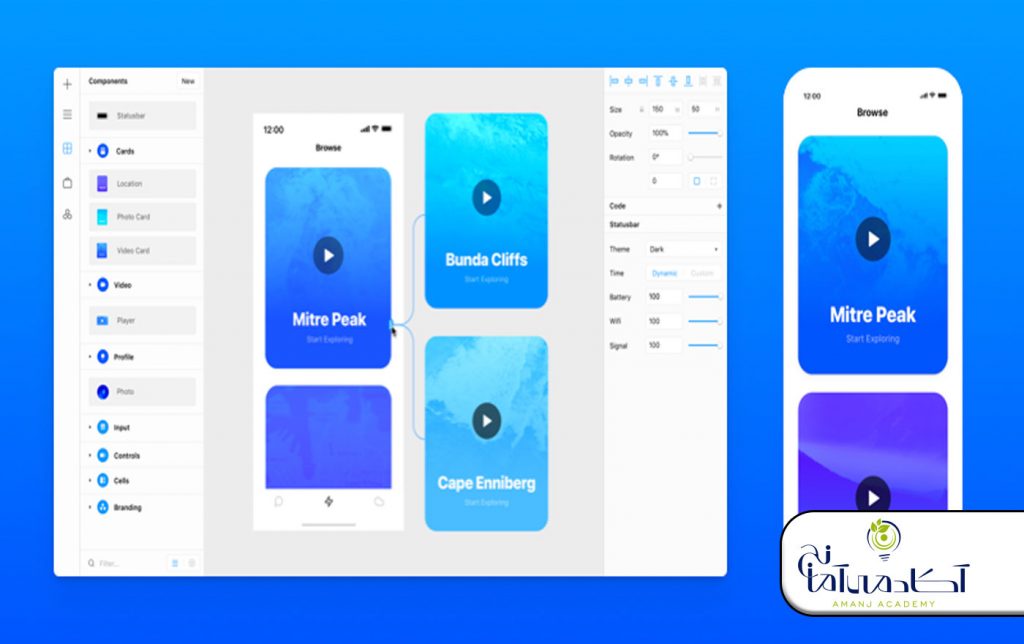Framer | ابزارهای طراحی ui/ux