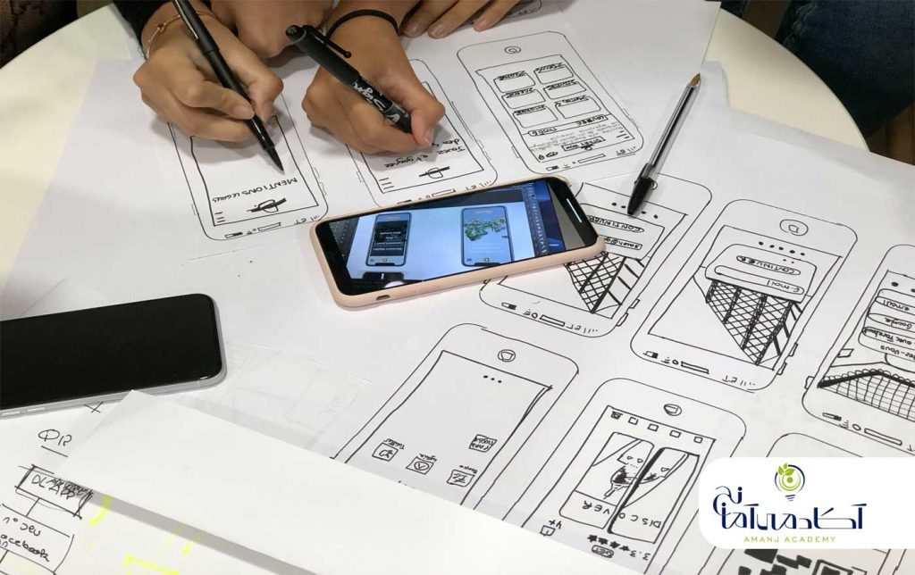 تمرین طراحی ux