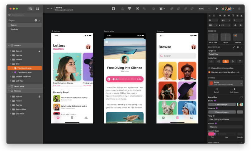 sketch ابزار طراحی ui