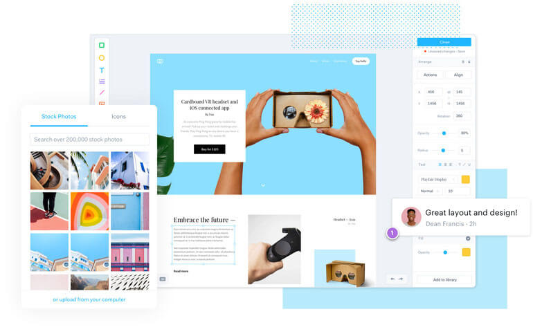 marvel ابزار طراحی ui