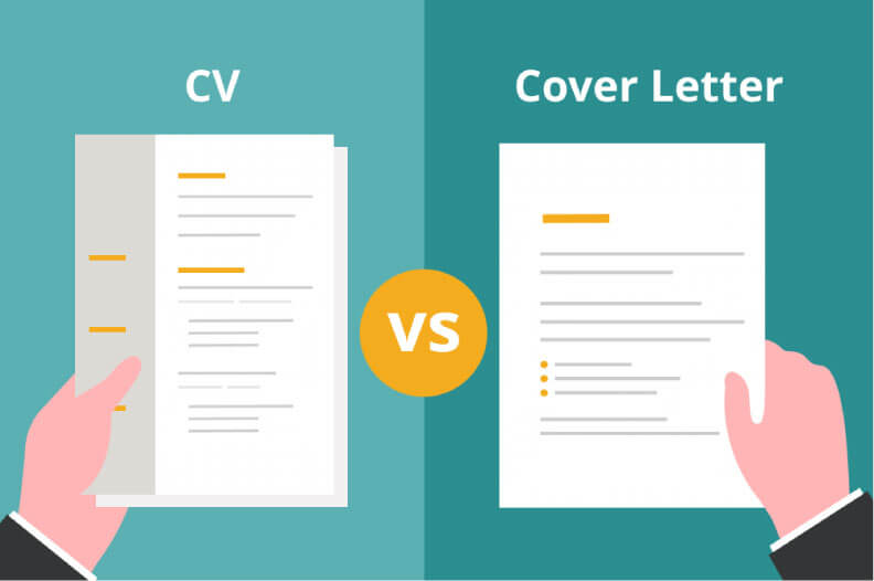 تفاوت رزومه و cv با cover letter