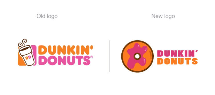 ریبرندینگ dunkin donuts
