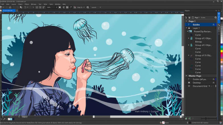 نرم افزار کورل دراو Coreldraw