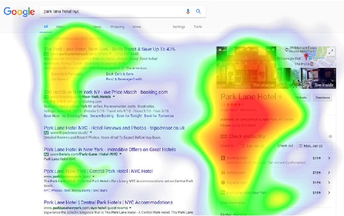 نقشه حرارتی یا heatmap