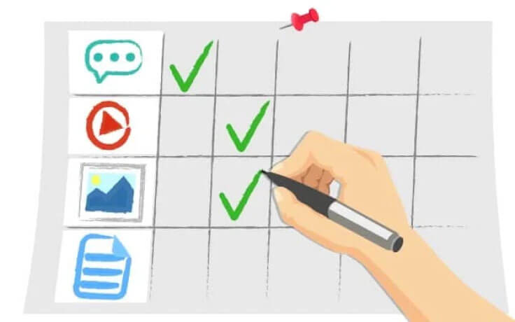 برنامه ریزی تولید محتوا 