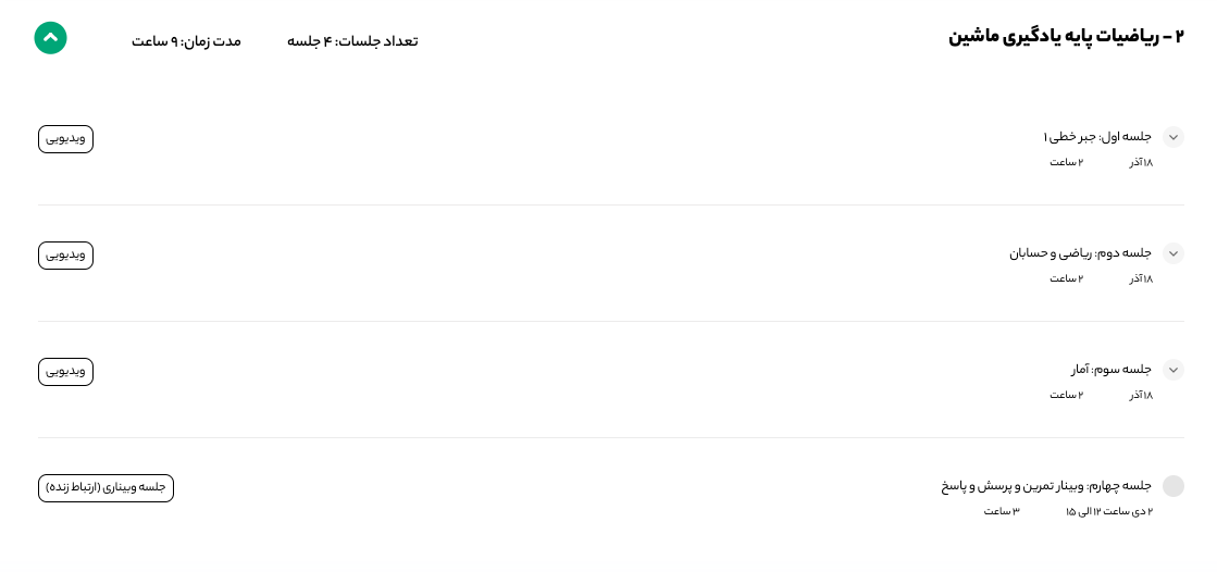 دوره یادگیری ماشین آمانج برای خودآموزی 