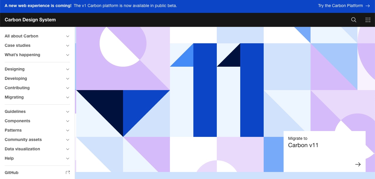IBM design system 