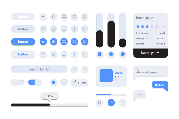 ui design elements and tools