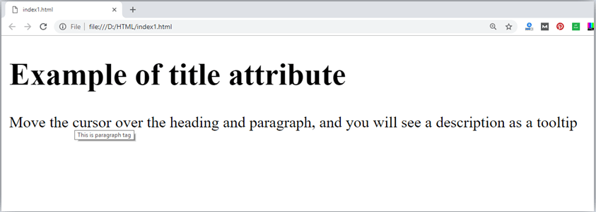 title attribute به جای انکر تکست 
