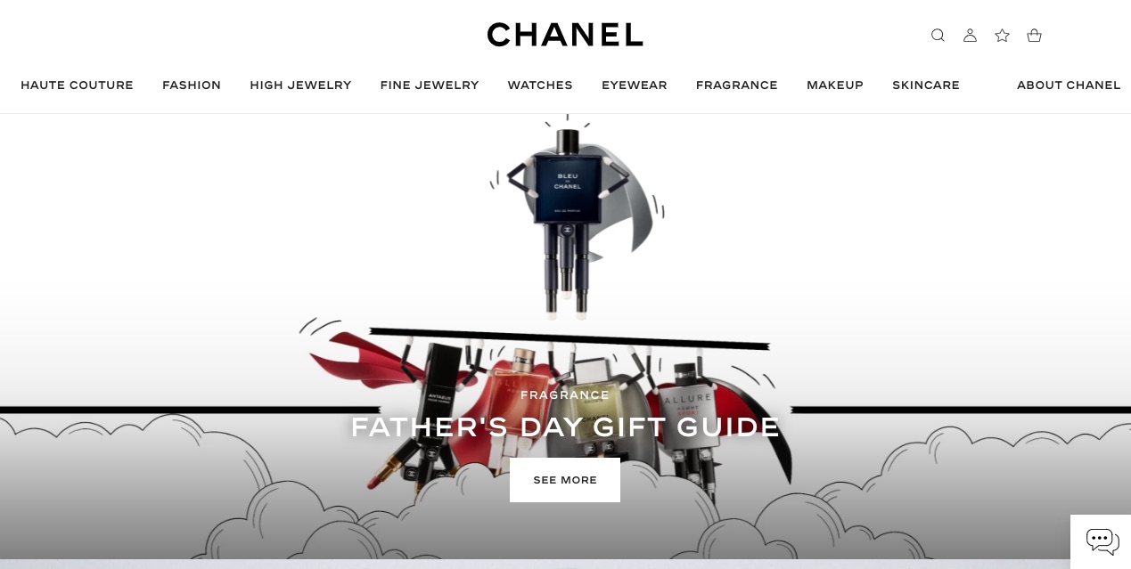 chanel homepage 