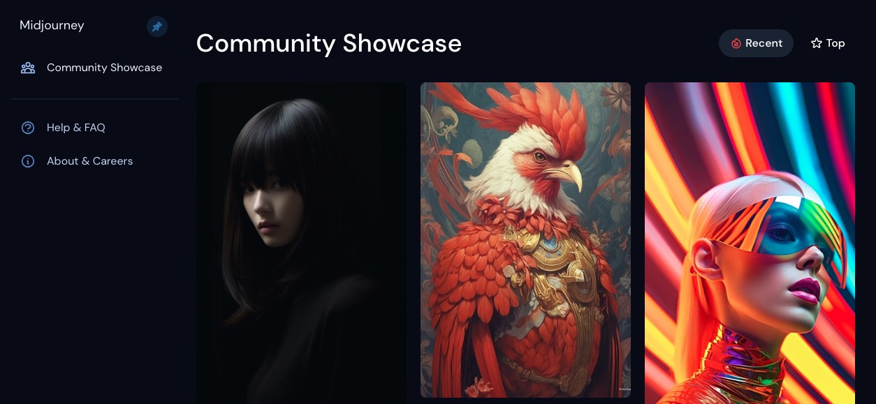 midjourney showcases