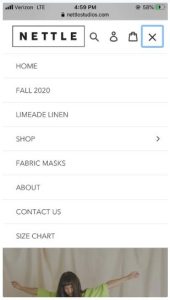 منوی ناوبری همبرگری (Hamburger Navigation Menu) 