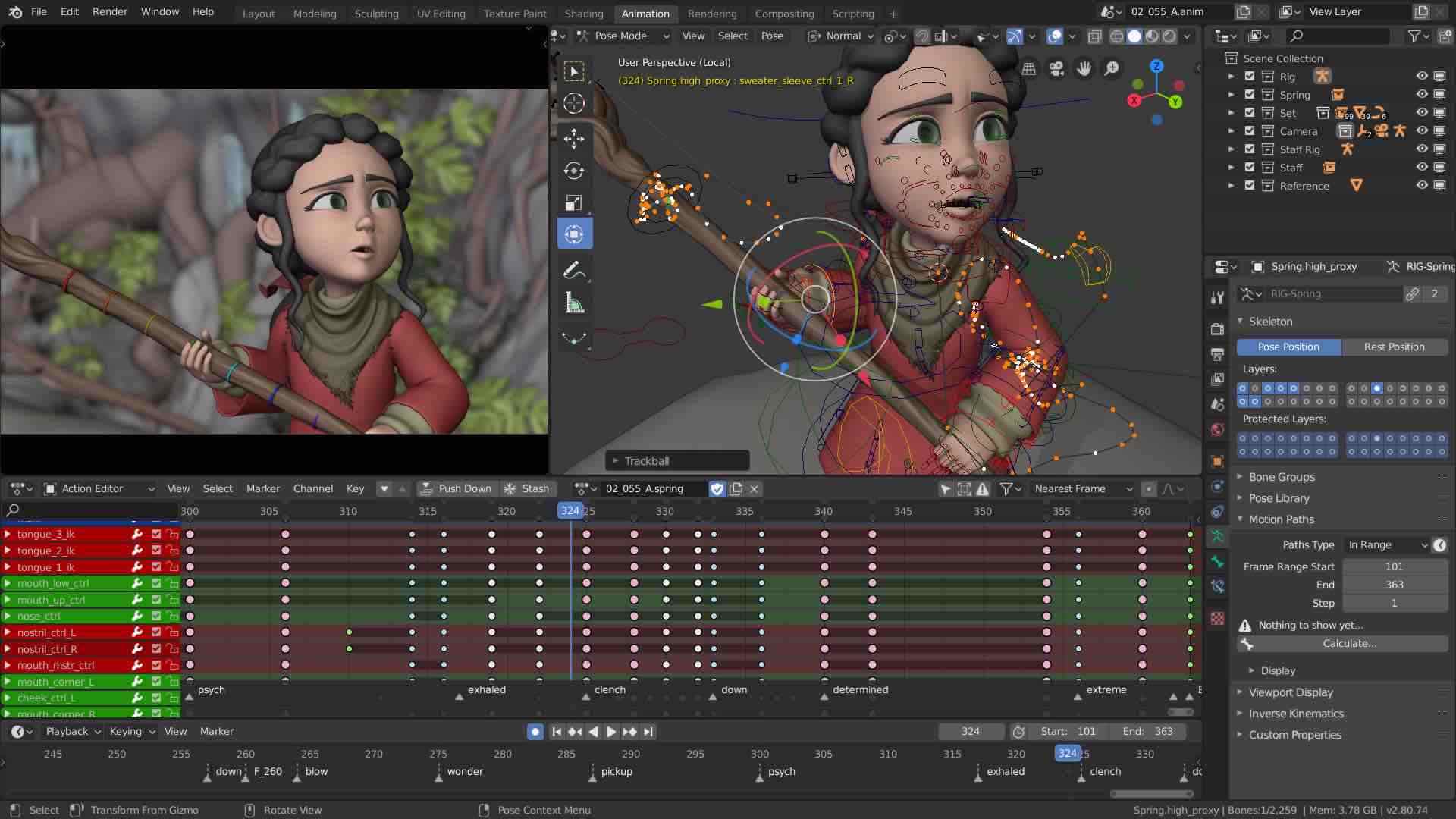  blender rigging and animation 