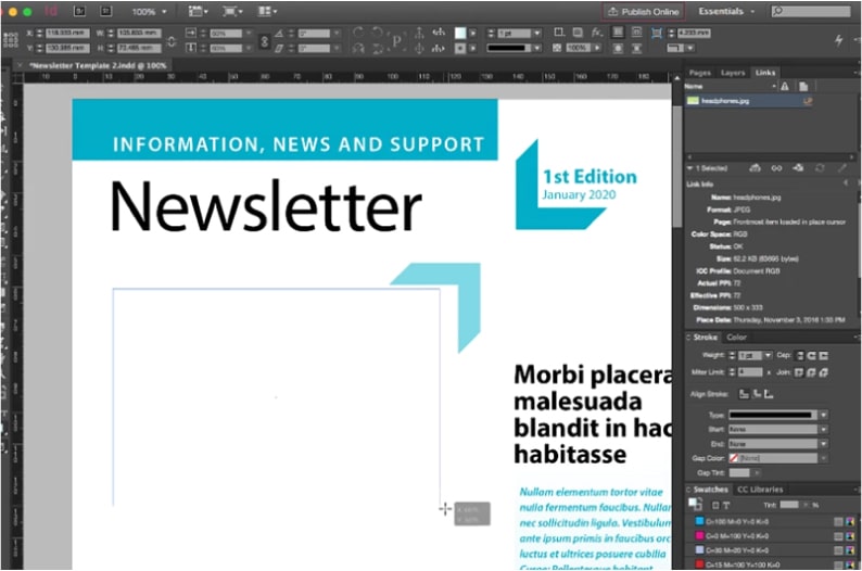 نرم افزار indesign
