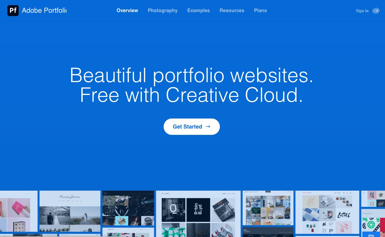 adobe portfolio