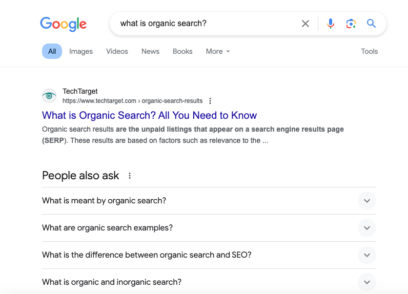 people also ask example 